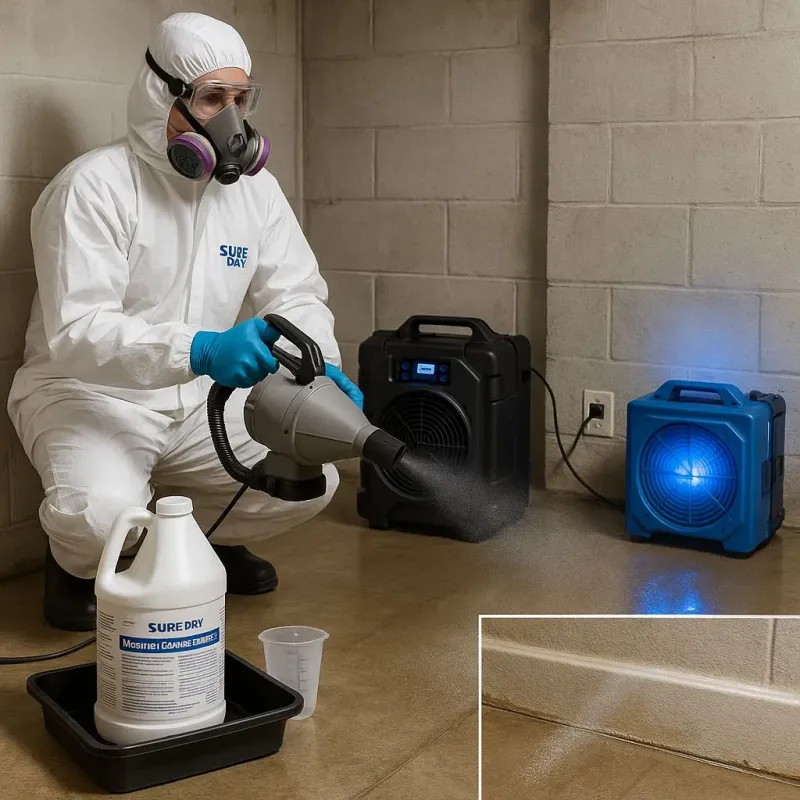 Sanitization and Odor Removal process in Gwinnett County, GA